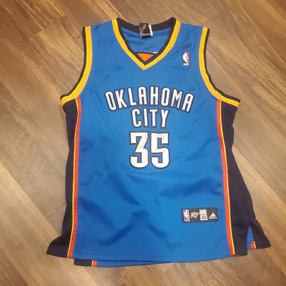 Adidas Blue and Yellow Thunder Game Jersey